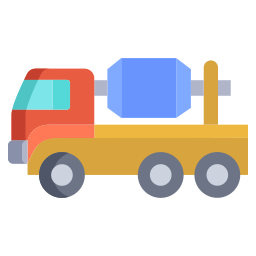 Cement truck icon