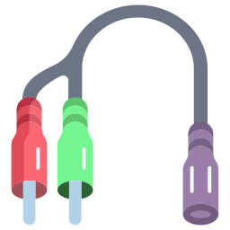 cable de audio icono