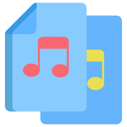 fascicolo audio icona
