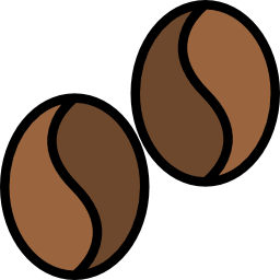 Coffee beans icon