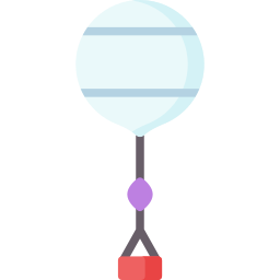 pallone meteorologico icona
