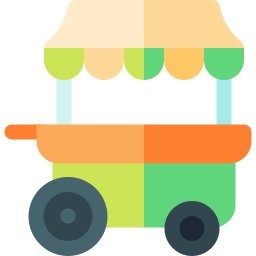wózek z żywnością ikona