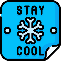 Stay cool icon