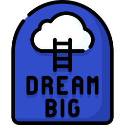 Dream big icon