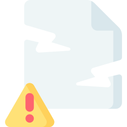 Поврежденный файл иконка