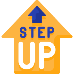 Step up icon