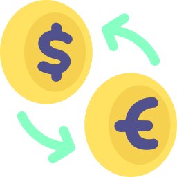 Money exchange icon