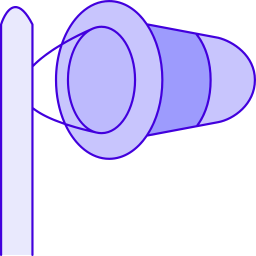 Wind signal icon