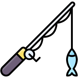Рыболовная катушка иконка