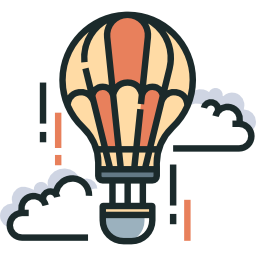 Air balloon icon