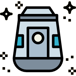 Space capsule icon