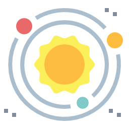 sistema solar icono