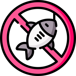 niet vissen icoon