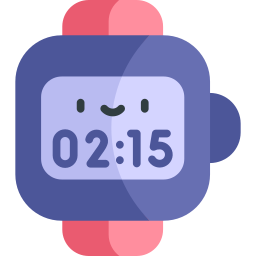 Reloj digital icono