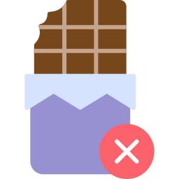 No chocolate icon