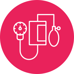 Blood pressure meter icon