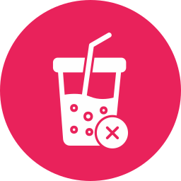 No soft drink icon