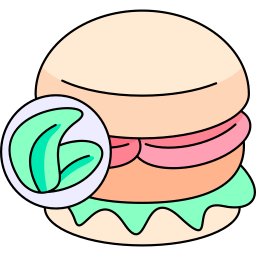 burger végétalien Icône