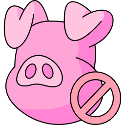 No pork icon