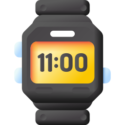 Reloj digital icono