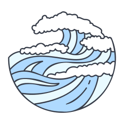 Морские волны иконка