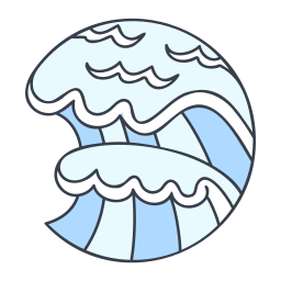 Морские волны иконка