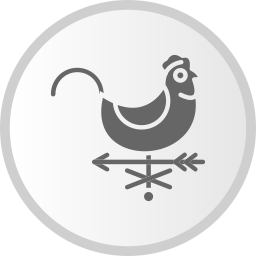 Weather vane icon