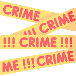 Crime scene icon