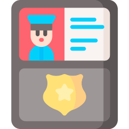 警察の身分証明書 icon