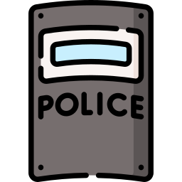 escudo de policia icono
