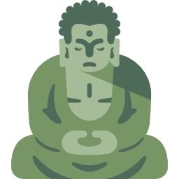 großer buddha icon