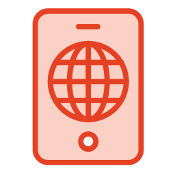 Mobile web icon