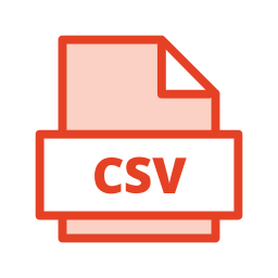 CSV file icon