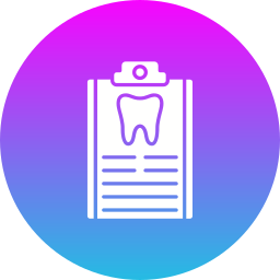 Registro odontológico Ícone