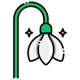 campanilla de febrero icono