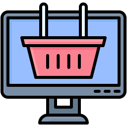 Online shopping icon