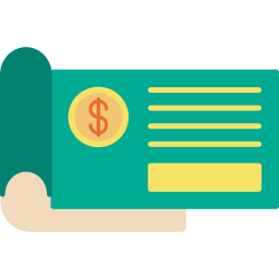 Bank Check icon