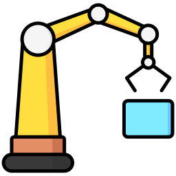 Robot arm icon