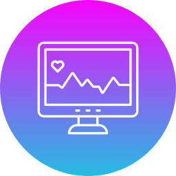 moniteur de fréquence cardiaque Icône