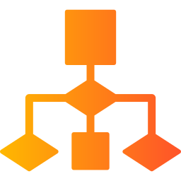 diagramma di flusso icona