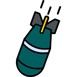bomba powietrzna ikona
