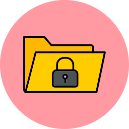 Secure data icon