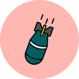 bomba powietrzna ikona