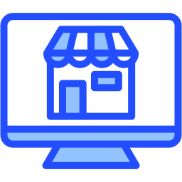 Online shop icon