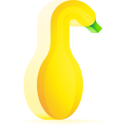 crookneck-pompoen icoon