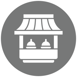 Food stall icon