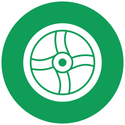 Alloy wheel icon