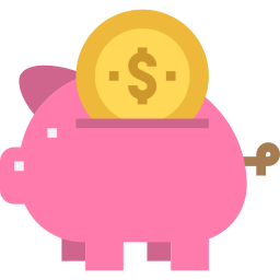 Piggy bank icon