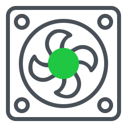 Охлаждающий вентилятор иконка