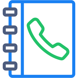 Phone book icon